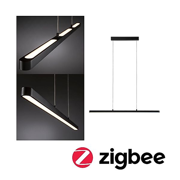 Paulmann LED Pendelleuchte »Lento Smart Home Zigbee 3x13,5W 230V Aluminium/ günstig online kaufen