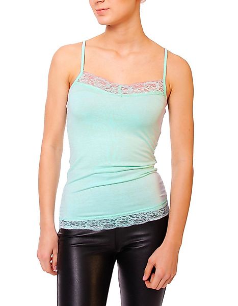 Muse Spaghettitop Spaghettitop mit Spitze 8008 günstig online kaufen