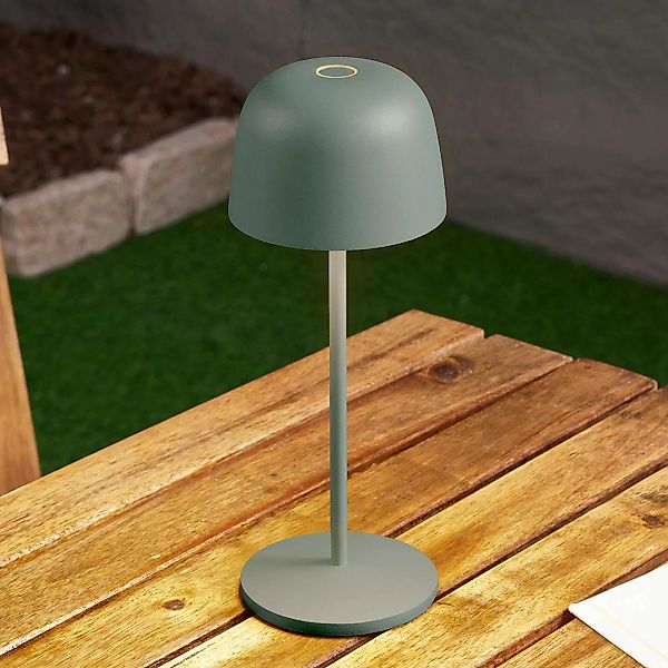 Lindby LED-Akku-Tischleuchte Arietty, grün, dimmbar, IP65 günstig online kaufen