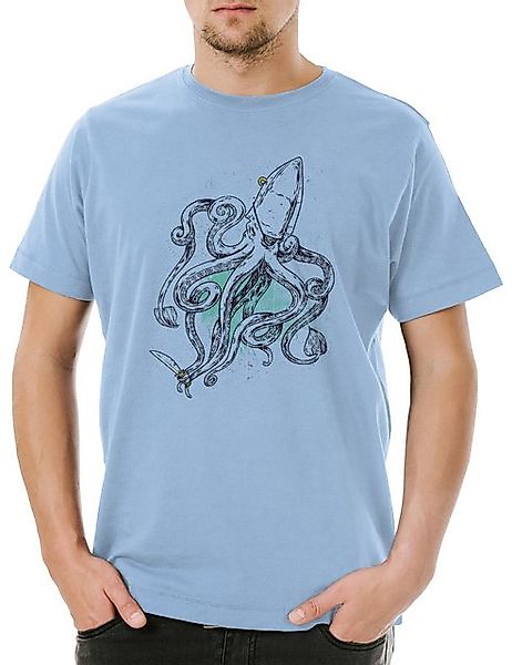 Urban Backwoods Print-Shirt Urban Backwoods Octopus Pirate Herren T-Shirt H günstig online kaufen