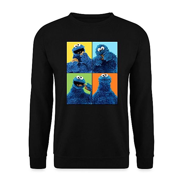 Spreadshirt Sweatshirt Sesamstraße Krümelmonster Posen Unisex günstig online kaufen