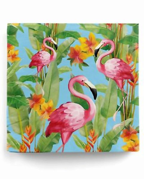 Servietten pinke Flamingo 20 St. Strandparty, Grillabend & im Alltag Papier günstig online kaufen