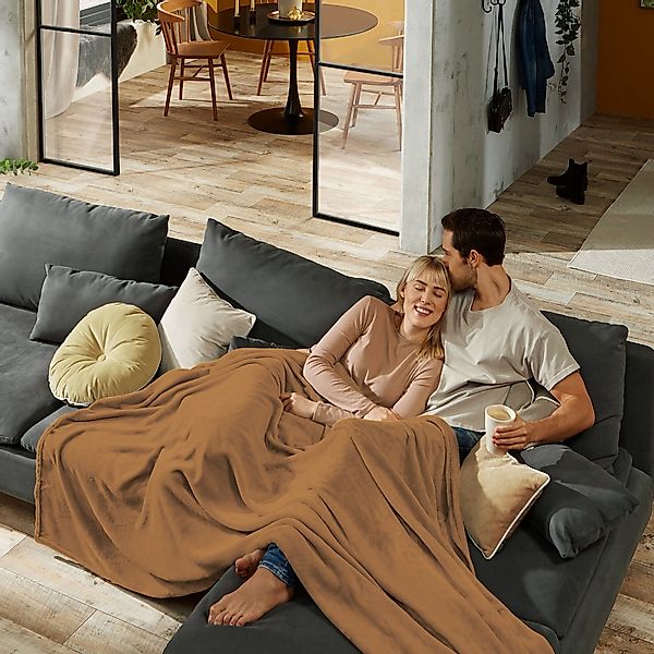 Wohndecke Fleece Wohndecke 10er-Pack "Amarillo", REDBEST, günstig online kaufen