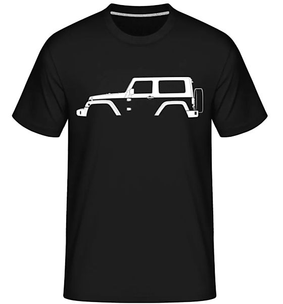 'Jeep Wrangler (JK)' Silhouette · Shirtinator Männer T-Shirt günstig online kaufen