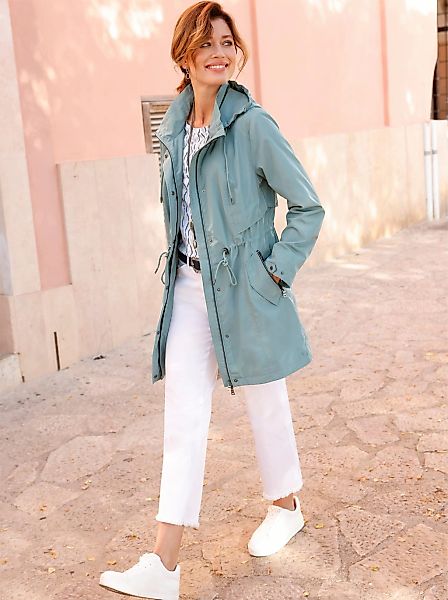 Inspirationen Langjacke mit Kapuze günstig online kaufen