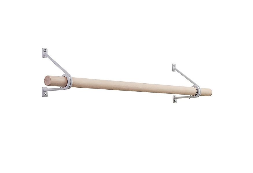 SO-TECH® Wandgarderobe 120 x 150 mm mit Ø 30 mm Kleiderstange aus Holz (Spa günstig online kaufen