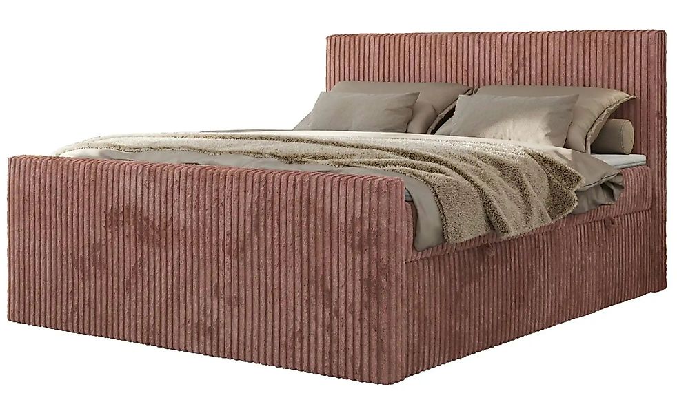 Boxbett mit Bettkasten Tiliano Duo ¦ rosa/pink ¦ Maße (cm): B: 144 H: 119 B günstig online kaufen
