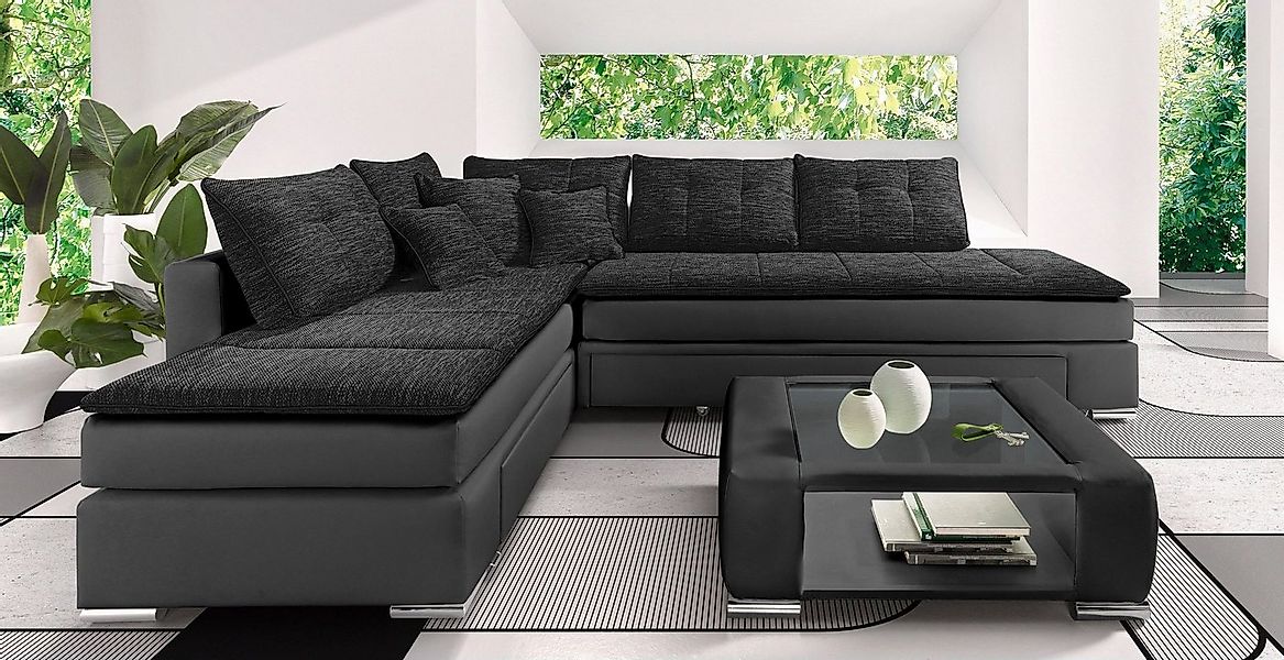 INOSIGN Ecksofa "Night & Day L-Form mit Dauer-Schlaffunktion ohne Armlehnen günstig online kaufen