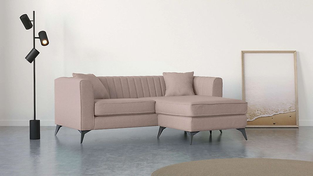 Home affaire Ecksofa "MATTHEW L-Form ideal für kleine Räume, Maße B/T/H: 20 günstig online kaufen