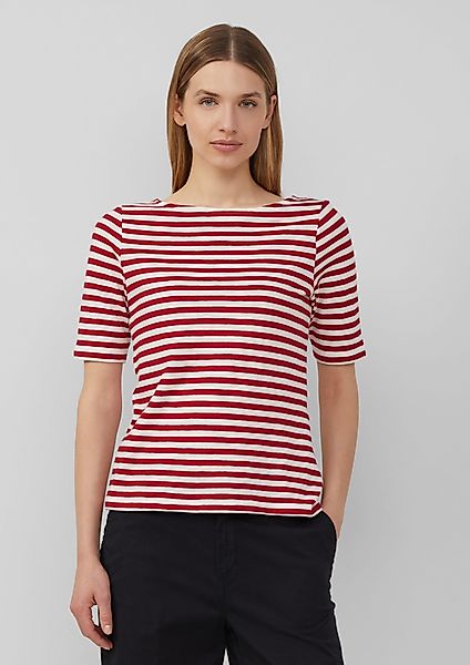 s.Oliver Kurzarmshirt Gestreiftes T-Shirt im Slim günstig online kaufen