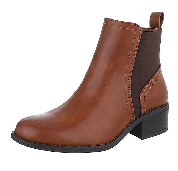Ital-Design Elegante Chelsea-Stiefel für Damen – Komfort & Stil Stiefelette günstig online kaufen