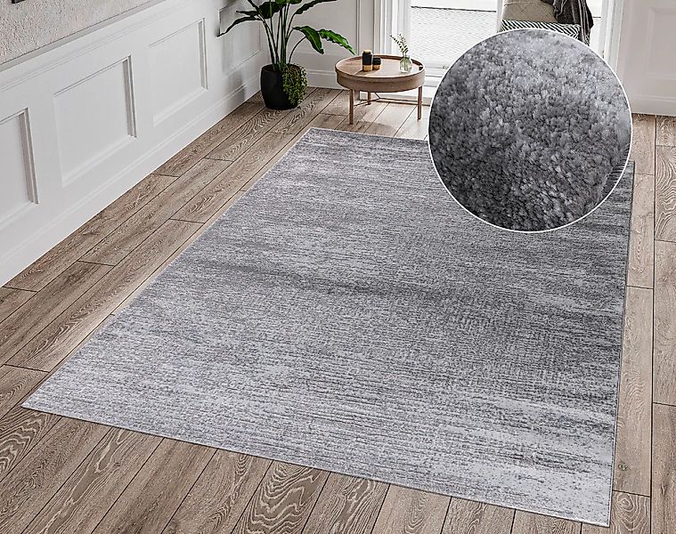 my home Teppich "Ariano, dezenter Glanz mit Hoch-Tief-Struktur" rechteckig günstig online kaufen