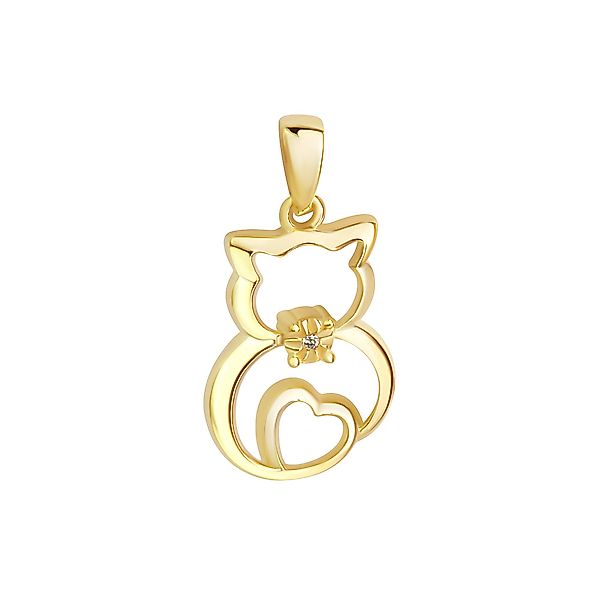 Vivance Kettenanhänger 925/- Sterling Silber vergoldet günstig online kaufen
