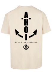 F4NT4STIC T-Shirt "Oversized T-Shirt Ahoi Anker Knut & Jan Hamburg" Print günstig online kaufen