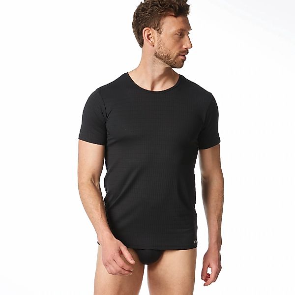 Bruno Banani Rundhalsshirt "CHECK LINE 2.0" hüftbedeckend, elastisch günstig online kaufen