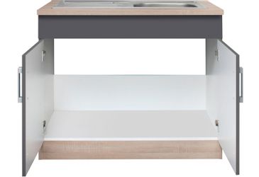 KOCHSTATION Spülenschrank "KS-Toronto, Breite 100 cm" günstig online kaufen