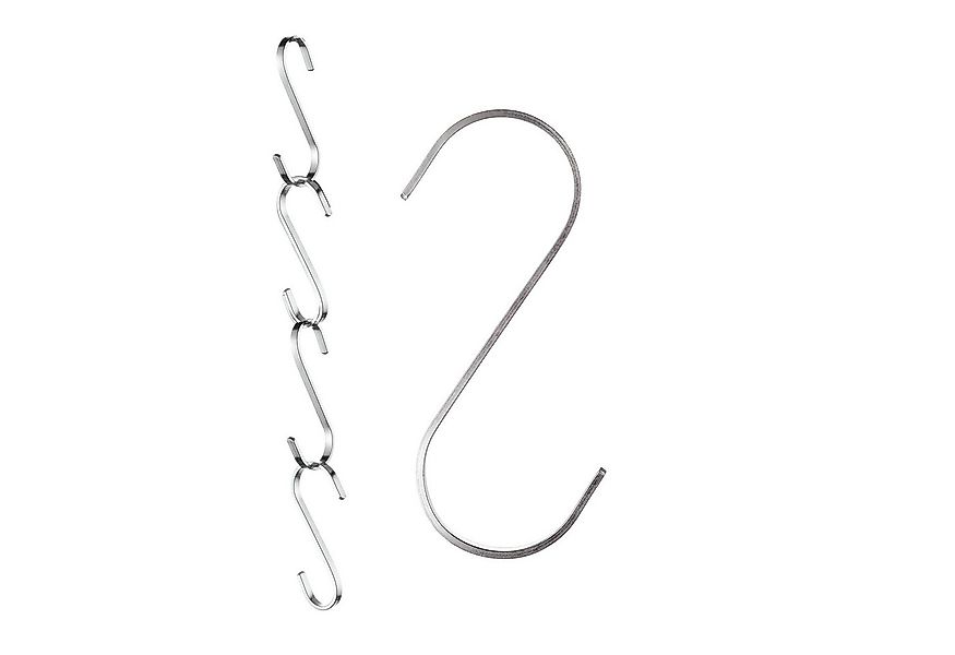 Praknu S-Haken 12 kleine S - Haken Edelstahl Flach 8cm - bis 25kg Belastbar günstig online kaufen