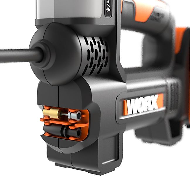 Worx Akku-Handkompressor WX092, max. 10 bar, 4-in-1, digitale Anzeige, Notf günstig online kaufen