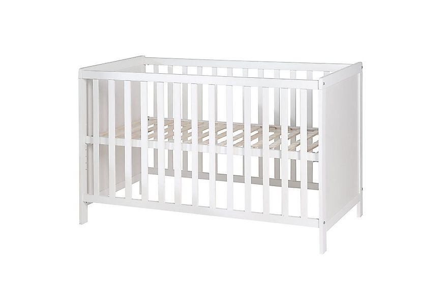 roba® Beistellbett Gitterbett, Babybett 60 x 120 cm, 6-fach höhenverstellba günstig online kaufen