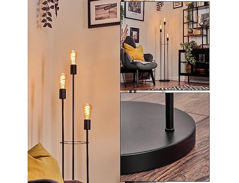 hofstein Stehlampe Stehlampe aus Metall in Schwarz im moernen Design, ohne günstig online kaufen