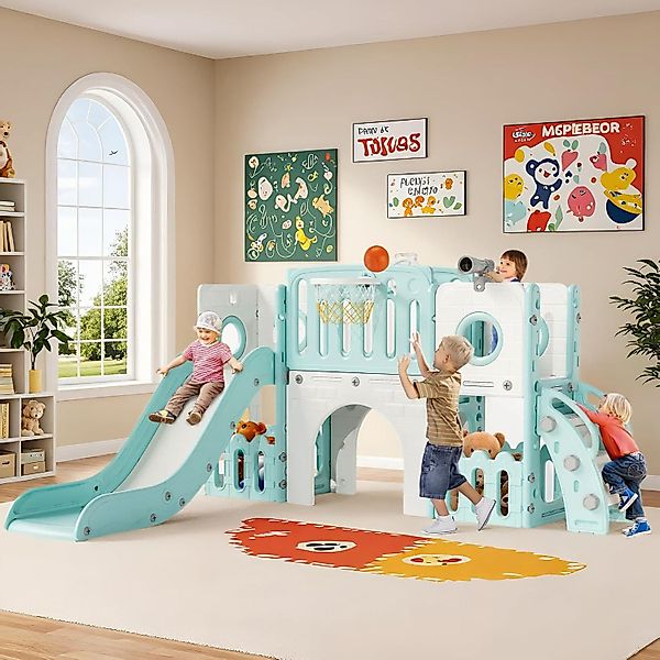 TLGREEN Rutsche, 9 in 1 Kinderrutsche, günstig online kaufen