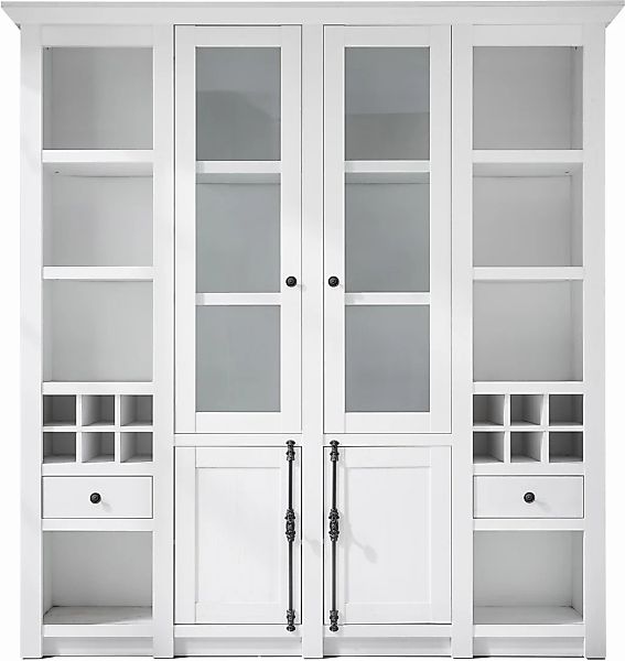 Home affaire Vitrine "California" 4 Stk. tlg. Breite ca. 194 cm günstig online kaufen