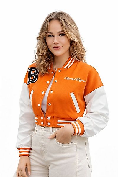 Worldclassca Collegejacke Worldclassca Damen Crop Collegejacke Übergangsjac günstig online kaufen