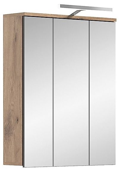 xonox.home Badezimmerspiegelschrank Spiegelschrank Mason, Nox Oak, inkl. LE günstig online kaufen