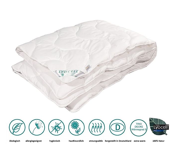 Bach's Bettenwelt Naturfaserbettdecke extra warme Winterdecke Tencel Lyocel günstig online kaufen