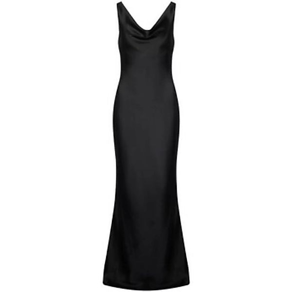 Norma Kamali  Kleider Langes Kleid  aus schwarzem Satin günstig online kaufen
