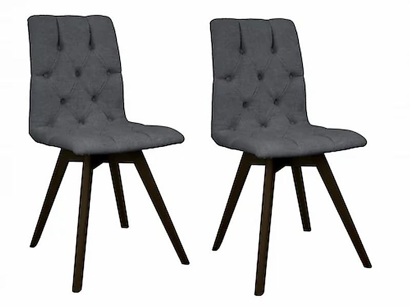 andas Esszimmerstuhl »Rania«, (Set), 2 St., Microfaser, mit Massivholzbeine günstig online kaufen