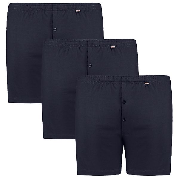 ADAMO 3er-Pack Boxershorts Farbe dunkelblau Größe: 14 günstig online kaufen