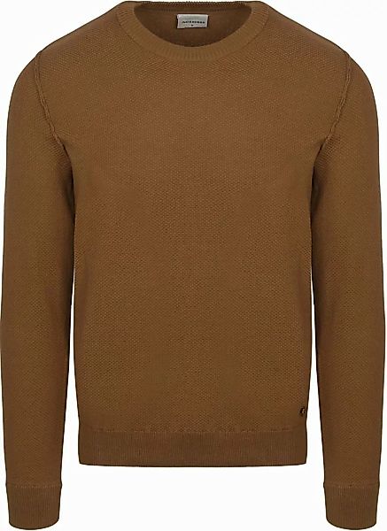 No Excess Pullover Solid Jacquard Khaki - Größe XXL günstig online kaufen