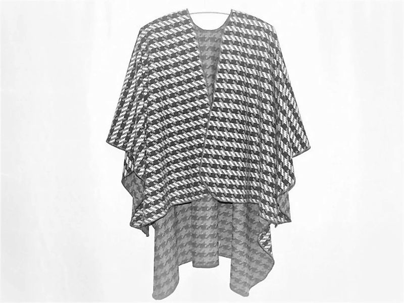 Amy too Poncho Grey (hochwertiger Webstoff) Made in Germany günstig online kaufen