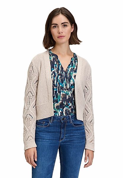 Betty&Co Strickjacke "Damen Grobstrickjacke ohne Verschluss", 1 Stk. Rippbü günstig online kaufen