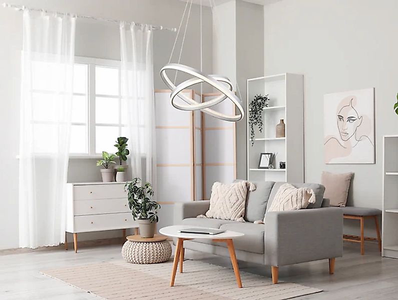 NOWA LED-Hängeleuchte »MARY« LED-Modul 1 Stk. warmweiß - kaltweiß Pendelleu günstig online kaufen