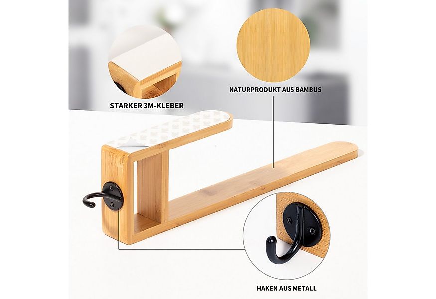 AdelDream Handtuchhalter AdelDream Badezimmer Handtuchhalter aus Bambus günstig online kaufen