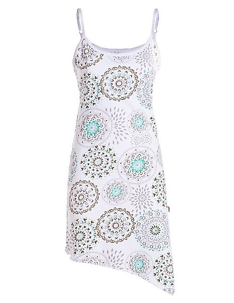 Vishes Minikleid Kurze Damen Sommer-Kleider Spagettiträger-Kleid Zipfel-Kle günstig online kaufen