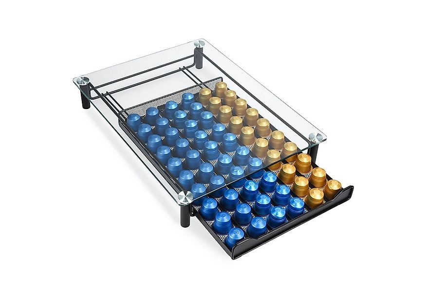 Navaris Kapselspender Kapselhalter für Nespresso - Aufbewahrungsbox für 60 günstig online kaufen