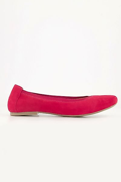Ulla Popken Leder-Ballerinas Veloursleder elastischer Einstieg günstig online kaufen