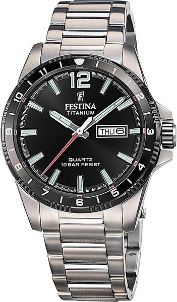 Festina Quarzuhr Calendario Titanium F20698/4, Armbanduhr, günstig online kaufen