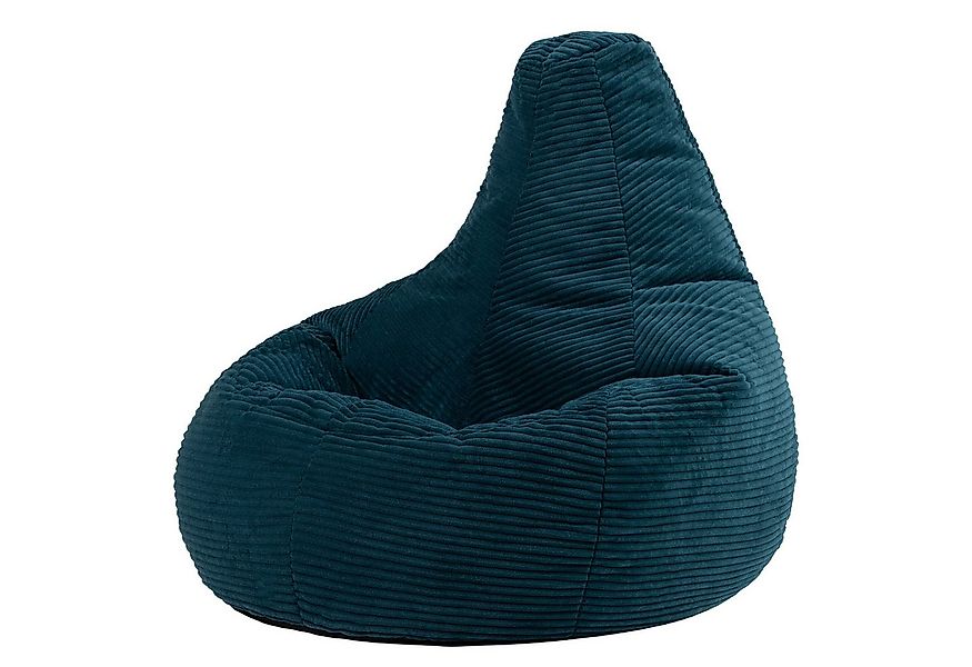 icon Sitzsack Sessel mit Rückenlehne aus Cord „Dalton“, Sitzsack XXL, Gamin günstig online kaufen