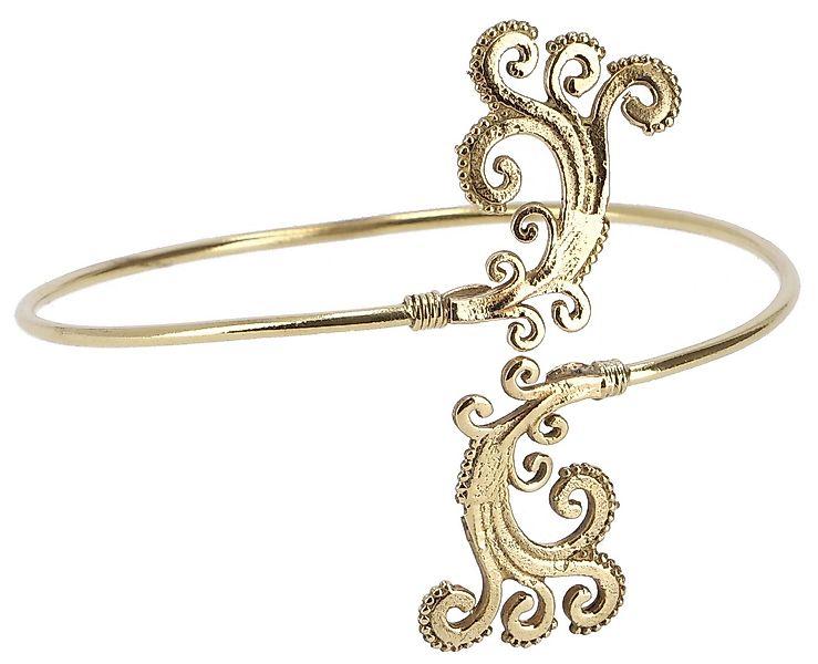 Guru-Shop Armreif Indischer Oberarm Armreifen Messing, Boho.. günstig online kaufen