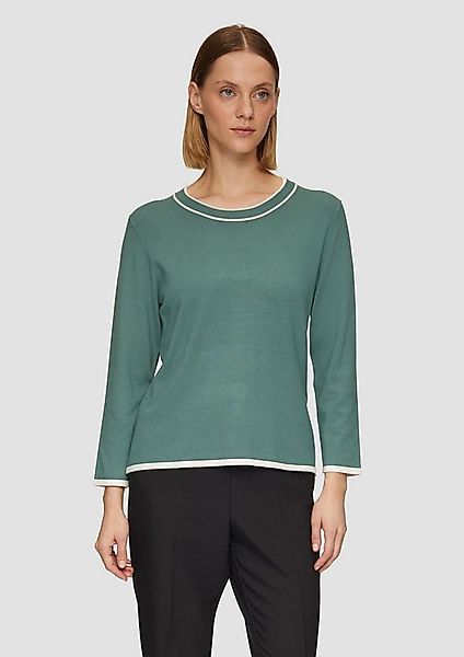 s.Oliver 3/4 Arm-Pullover Strickpullover Strickpullover mit verkürzten Ärme günstig online kaufen