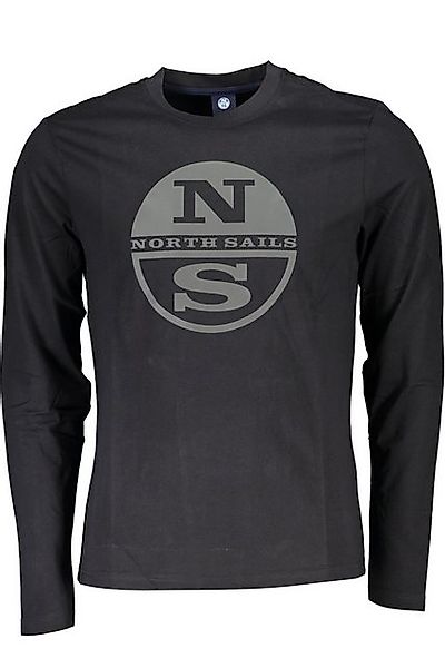 North Sails T-Shirt Nachhaltiges Herren Langarmshirt Schwarz – günstig online kaufen