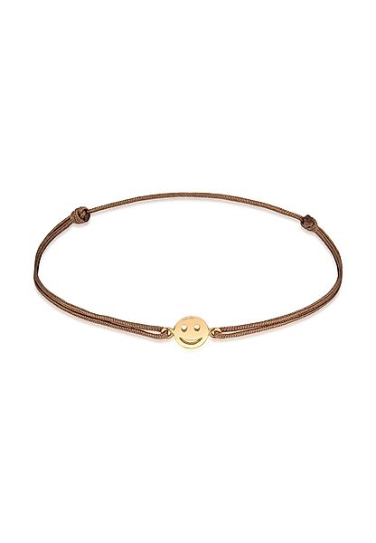 Elli Armband mit Smile Face Textil günstig online kaufen