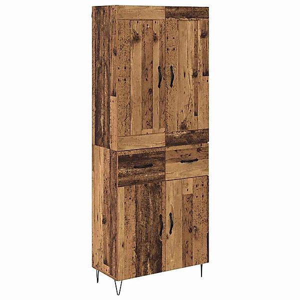 vidaXL Highboard Altholz 69,5 x 34 x 180 cm Holzwerkstoff 3415719 günstig online kaufen