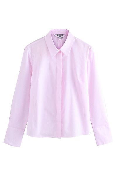 Next Langarmhemd Körpernahes Essential Langarmshirt mit günstig online kaufen