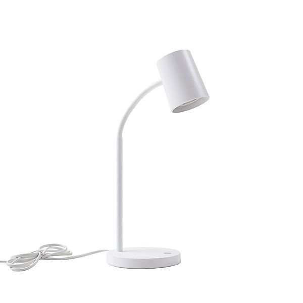 Lindby Tischlampe Radka 10019766 Modern in Weiß 1-flammig GU10 Arbeitszimme günstig online kaufen
