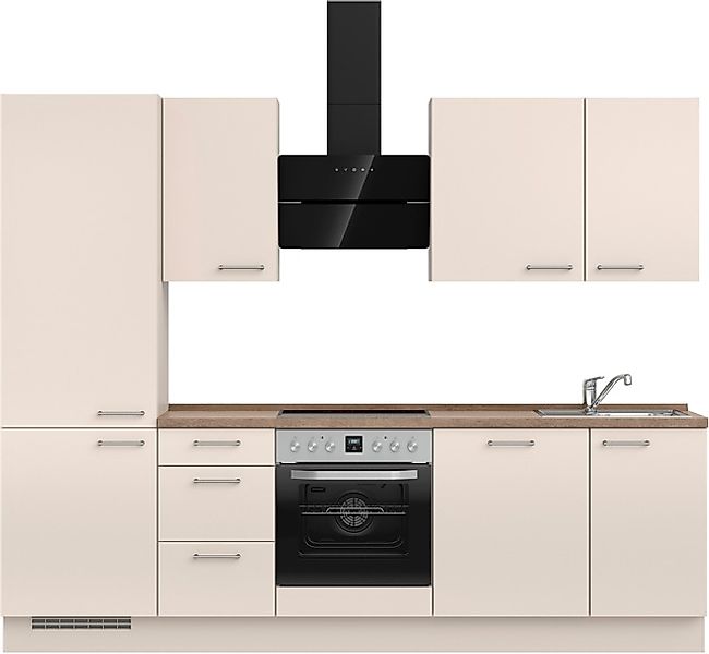 nobilia® Küchenzeile »"Laser II", Ausrichtung wählbar, Breite 270 cm« vormo günstig online kaufen